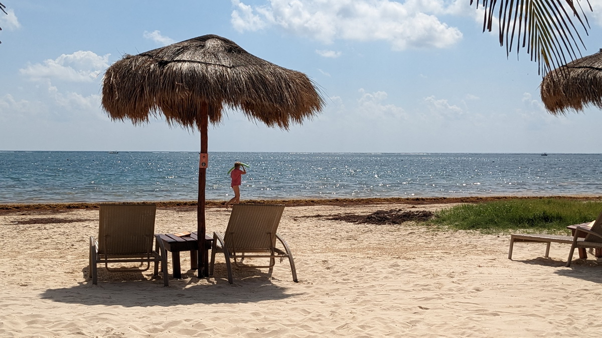 plage puerto morelos mexique