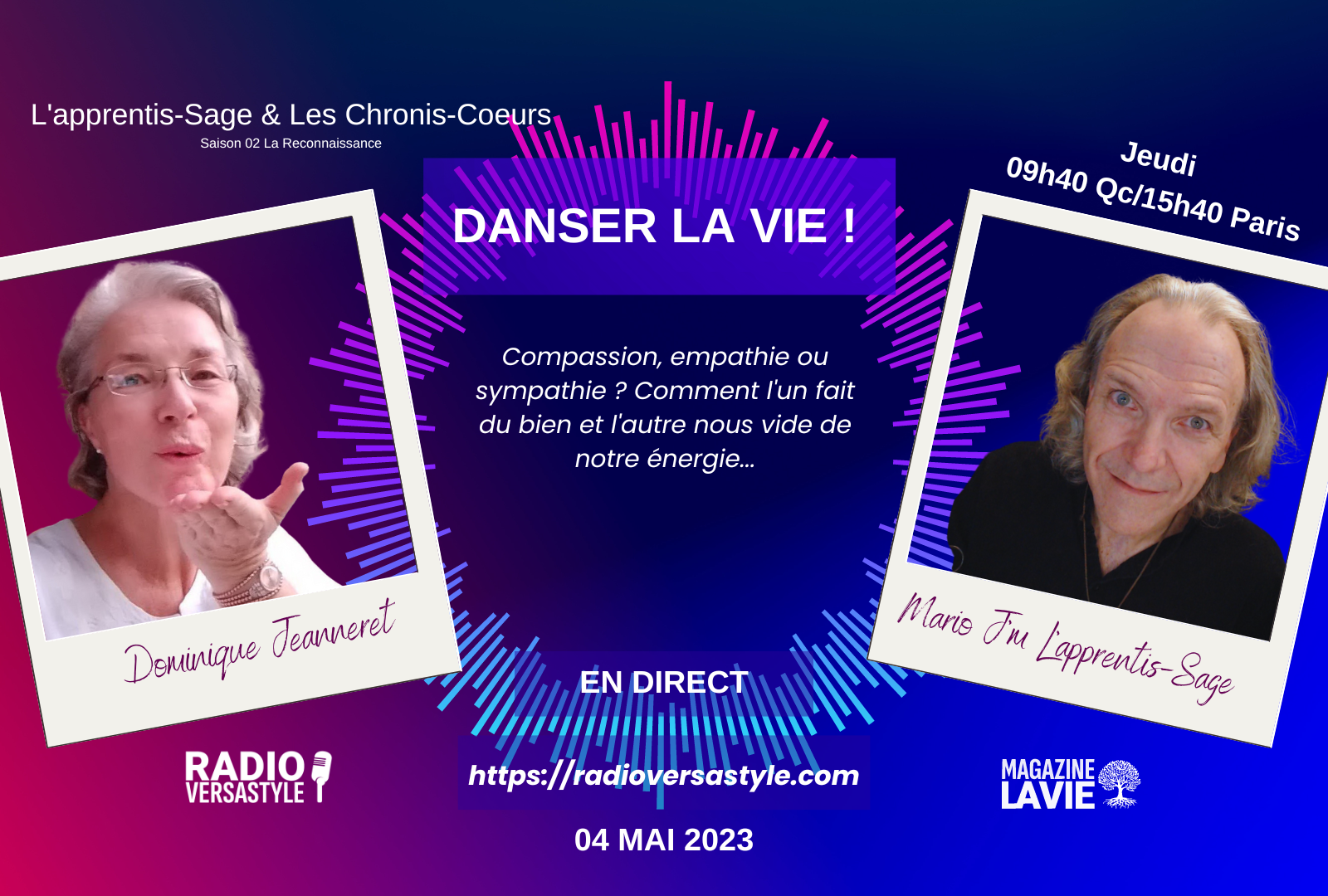 Empathie, compassion et sympathie – Chronique radio/vidéo